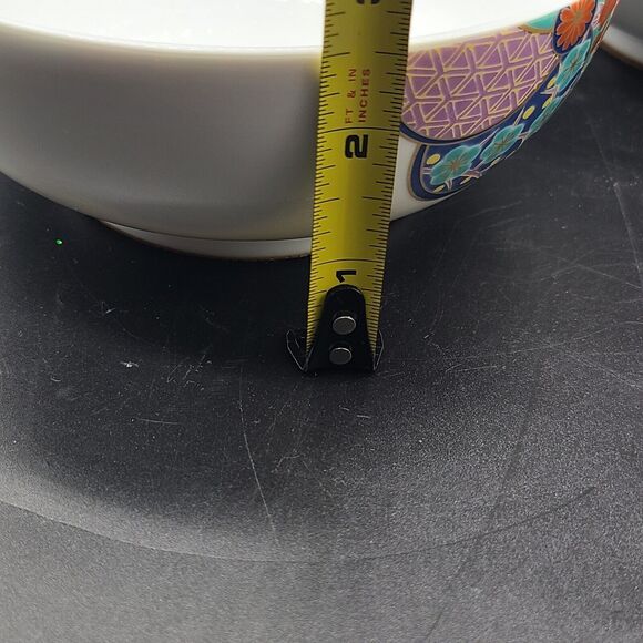 Japanese Set (4) Bowls Rice Soup Cereal Salad 6" Porcelain  Japan New - Picture 7 of 10